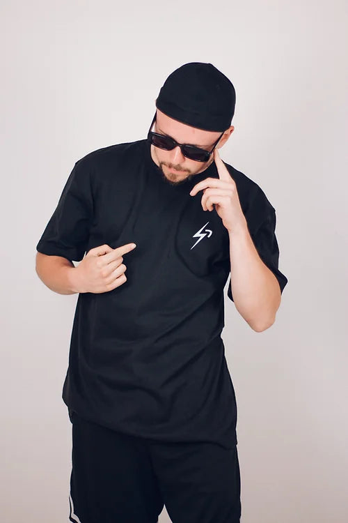 Rhenzi Oversized Tee Black