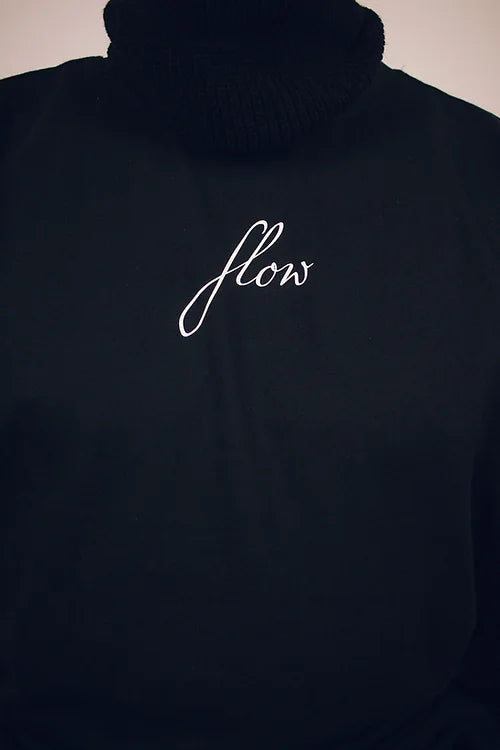 Flow Oversized Tee Black