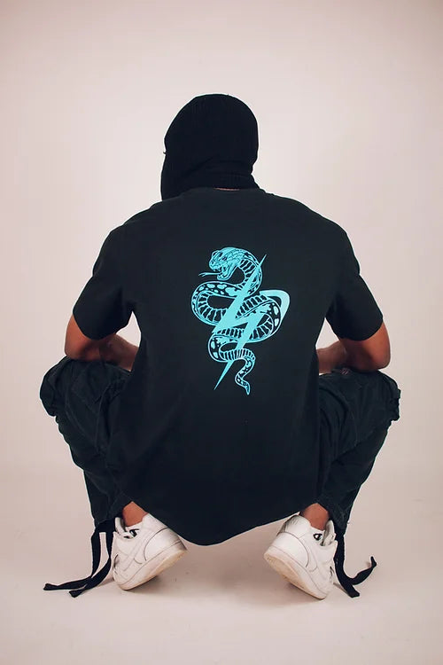 Flow Oversized Tee Black